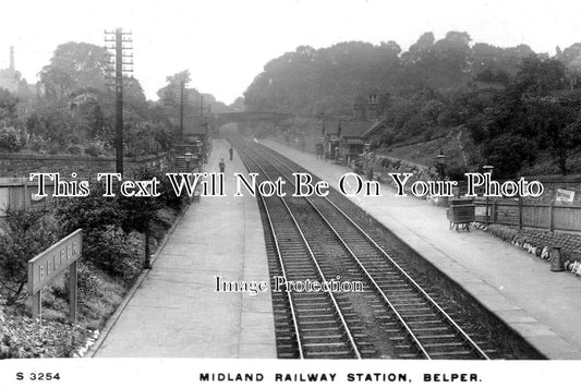 DR 3086 - Belper Railway Station, Derbyshire c1919