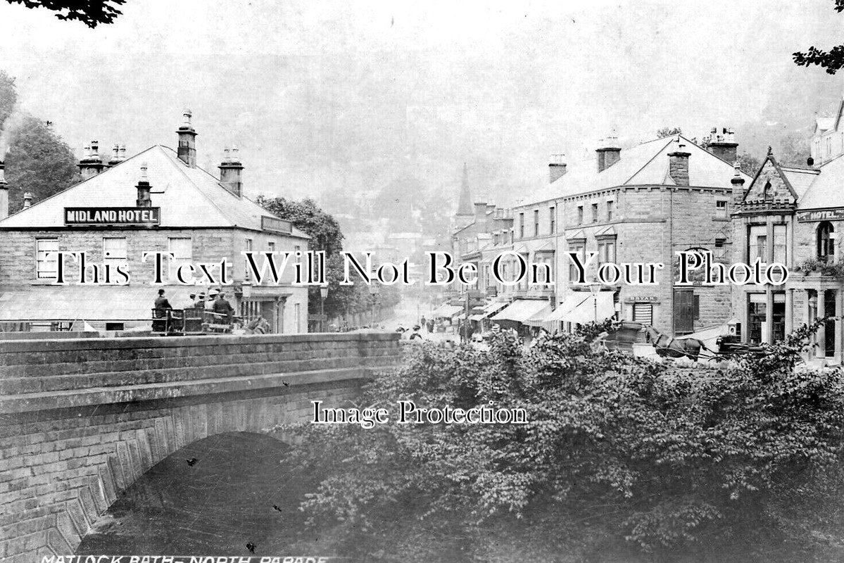 DR 3089 - North Parade, Matlock Bath, Derbyshire c1907