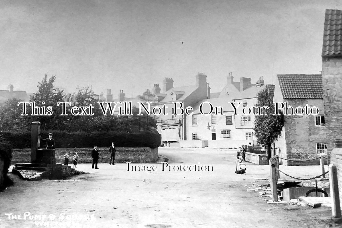 DR 31 - The Pump & Square, Whitwell, Derbyshire c1908