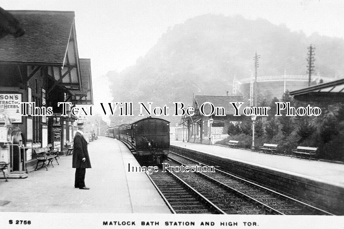 DR 3107 - Matlock Bath Railway Station & High Tor, Derbyshire