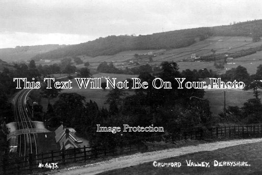 DR 314 - View Of Railway Station, Cromford Valley, Derbyshire