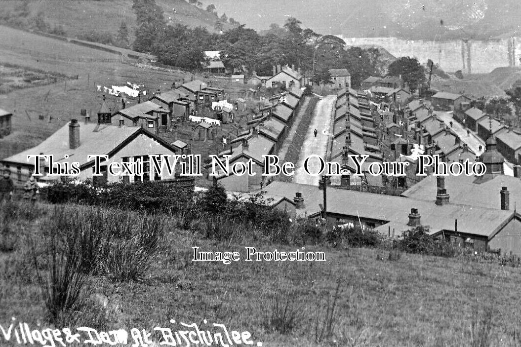 DR 3229 - Birchinlee Tin Town Village & Dam, Derbyshire c1913