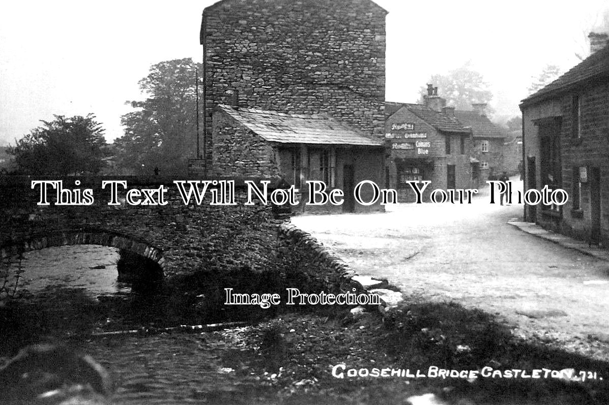 DR 3238 - Goosehill Bridge, Castleton, Derbyshire c1919