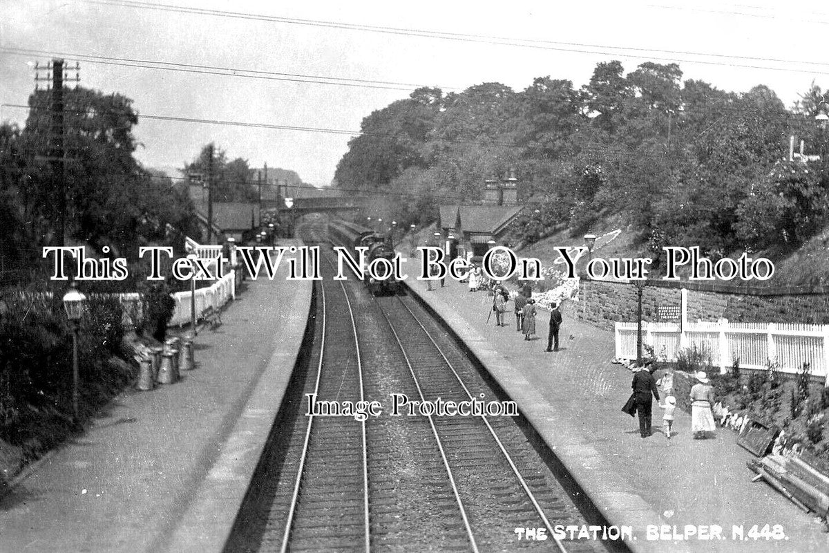 DR 3255 - Belper Railway Station, Derbyshire c1928