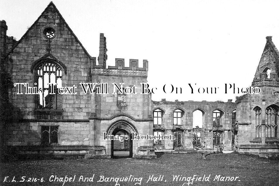 DR 3290 - Chapel & Banqueting Hall, Wingfield Manor, Derbyshire – JB ...