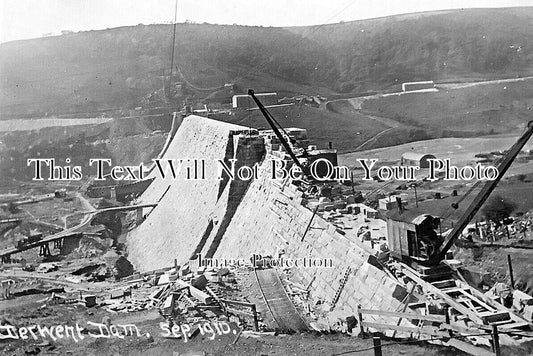 DR 3295 - Derwent Dam Construction, Derbyshire 1910