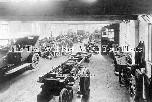 DR 3303 - Derby Motor & Motorcycle Repair Garage, Derbyshire c1910
