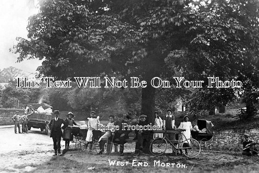 DR 3304 - West End, Morton, Derbyshire c1918