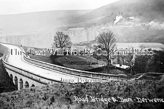 DR 3313 - Road Bridge & Dam, Derwent, Derbyshire