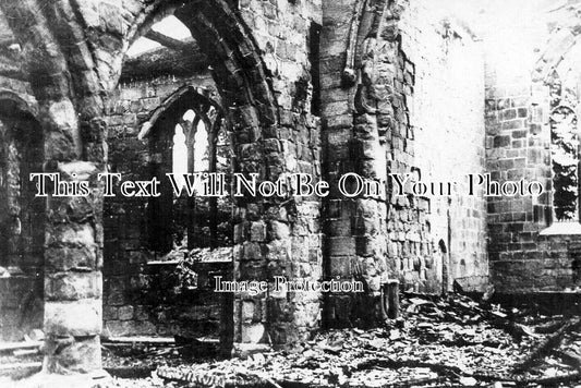 DR 3319 - North Isle, Breadsall Church Fire Suffragettes, Derbyshire 1914