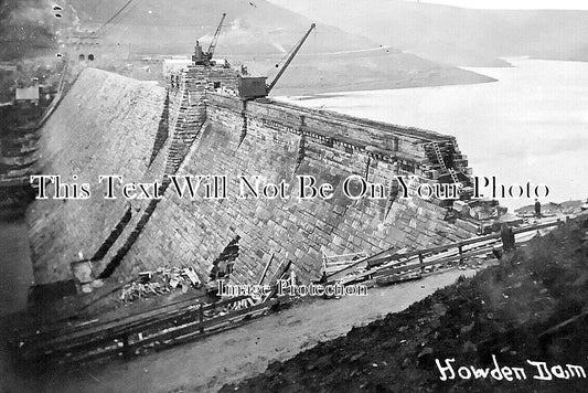 DR 3323 - Howden Dam Works, Derbyshire c1912