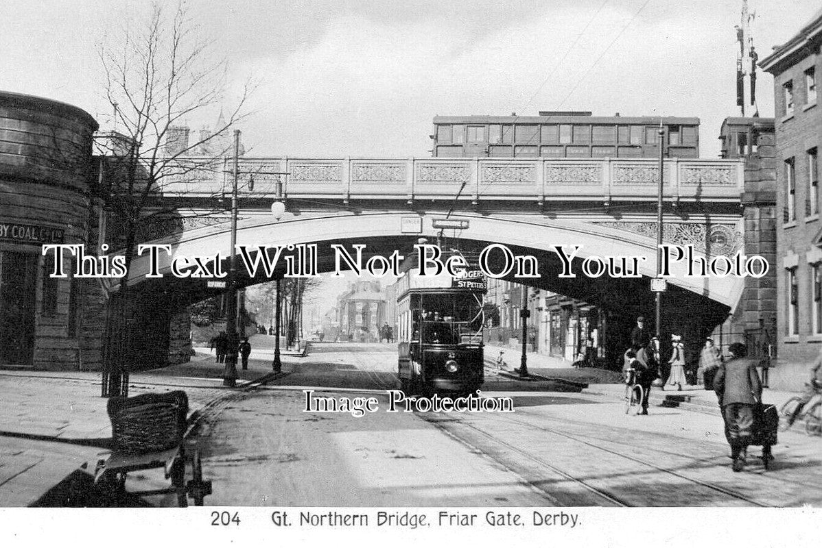 DR 3334 - Great Northern Bridge, Friar Gate, Derby, Derbyshire