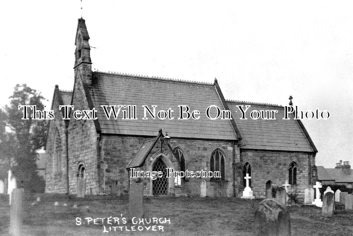 DR 3343 - St Peters Church, Littleover, Derbyshire c1911