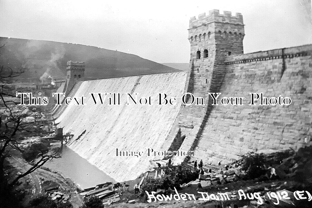 DR 3422 - Howden Dam, Derbyshire 1912