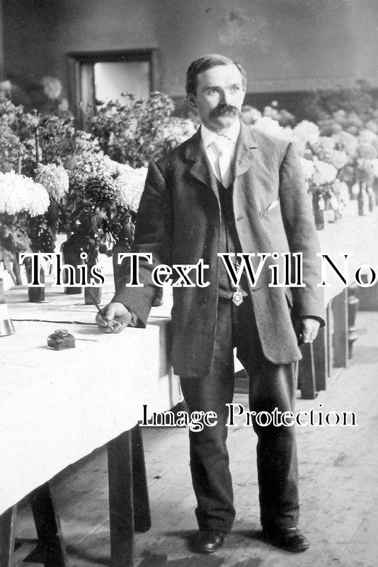 DR 344 Will Towle, Methodist Chapel School Flower Show, Langley Mill