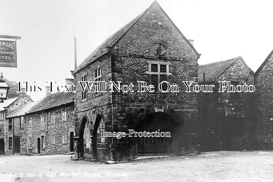 DR 3449 - The Angel Hotel & Old Market House, Winster, Derbyshire