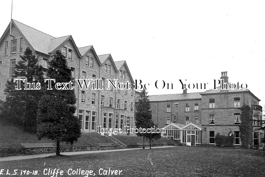 DR 3475 - Cliffe College, Calver, Derbyshire c1915