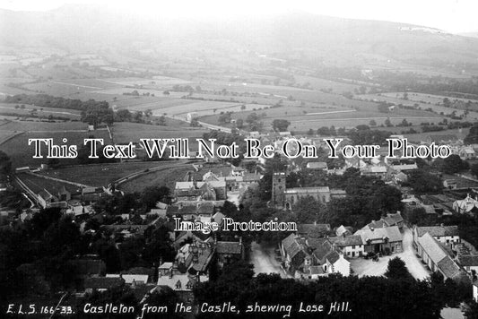 DR 3484 - Castleton From The Castle, Lose Hill, Derbyshire