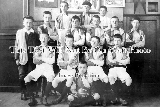 DR 3489 - Canal Street Wesleyan Football Club Team, Derby, Derbyshire