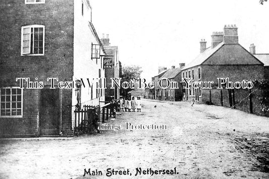 DR 3506 - Holly Bush Inn Pub, Main Street, Netherseal, Derbyshire c1920