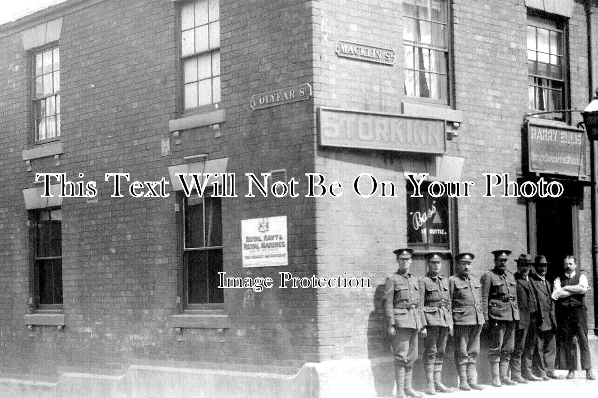 DR 3517 - Stork Inn Pub, Macklin Street, Derby, Derbyshire c1915