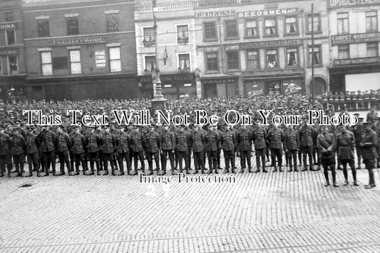 DR 3527 - Military At Derby Market Place, Derbyshire