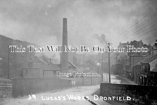 DR 3529 - Lucas's Works, Dronfield, Derbyshire c1905