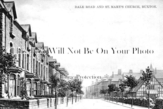 DR 3582 - Dale Road & St Marys Church, Buxton, Derbyshire