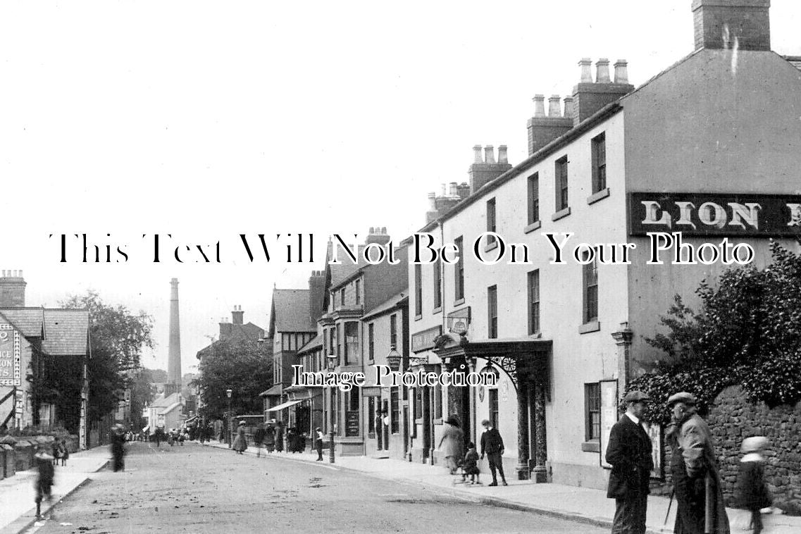 DR 3592 - The Lion Hotel, Bridge Street, Belper, Derbyshire c1910