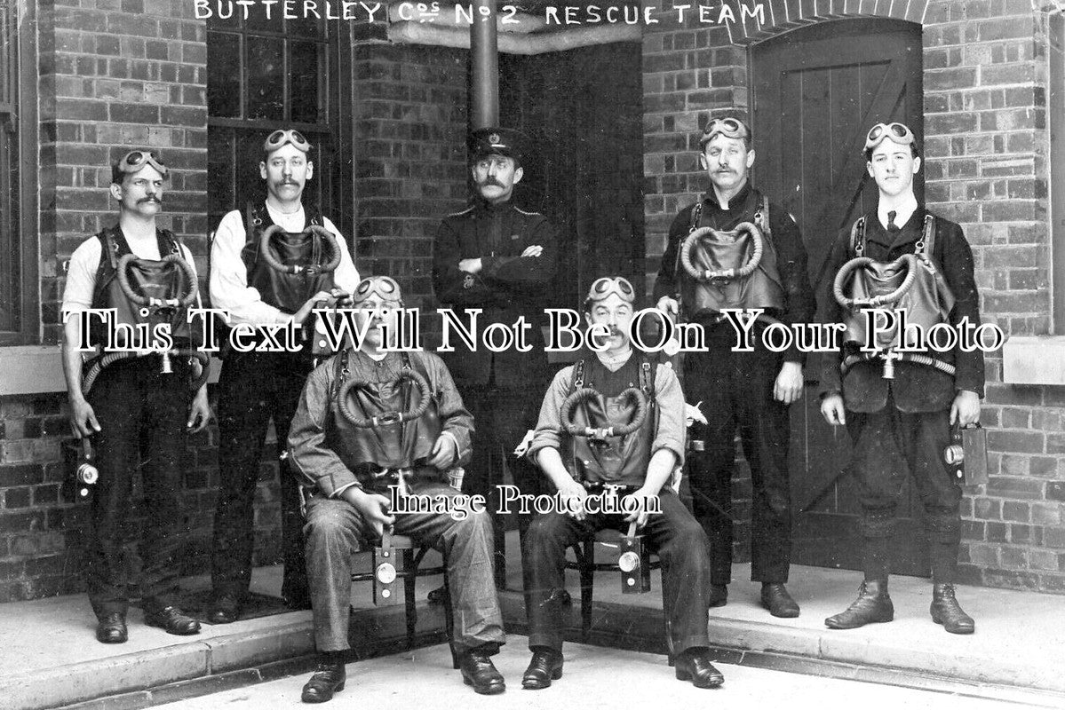 DR 3597 - Butterley Colliery No2 Rescue Team, Derbyshire – JB Archive