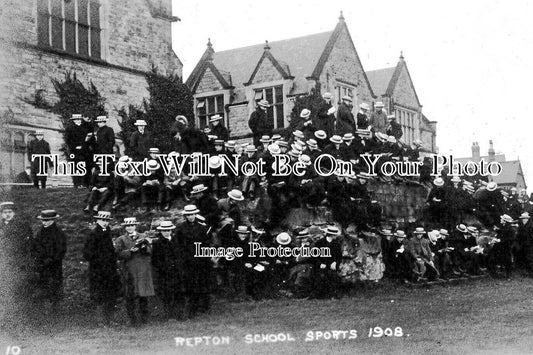 DR 3614 - Repton School Sports, Derbyshire 1908