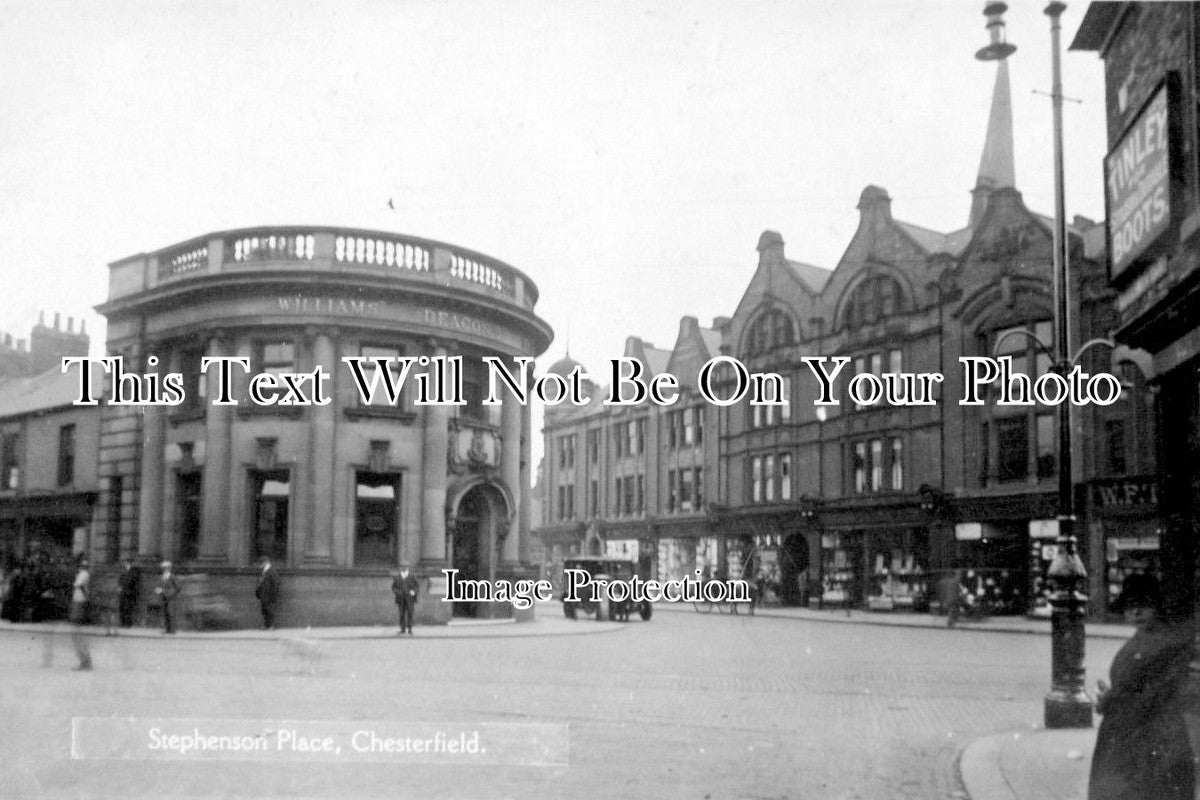 DR 378 - Stephenson Place, Chesterfield, Derbyshire c1910