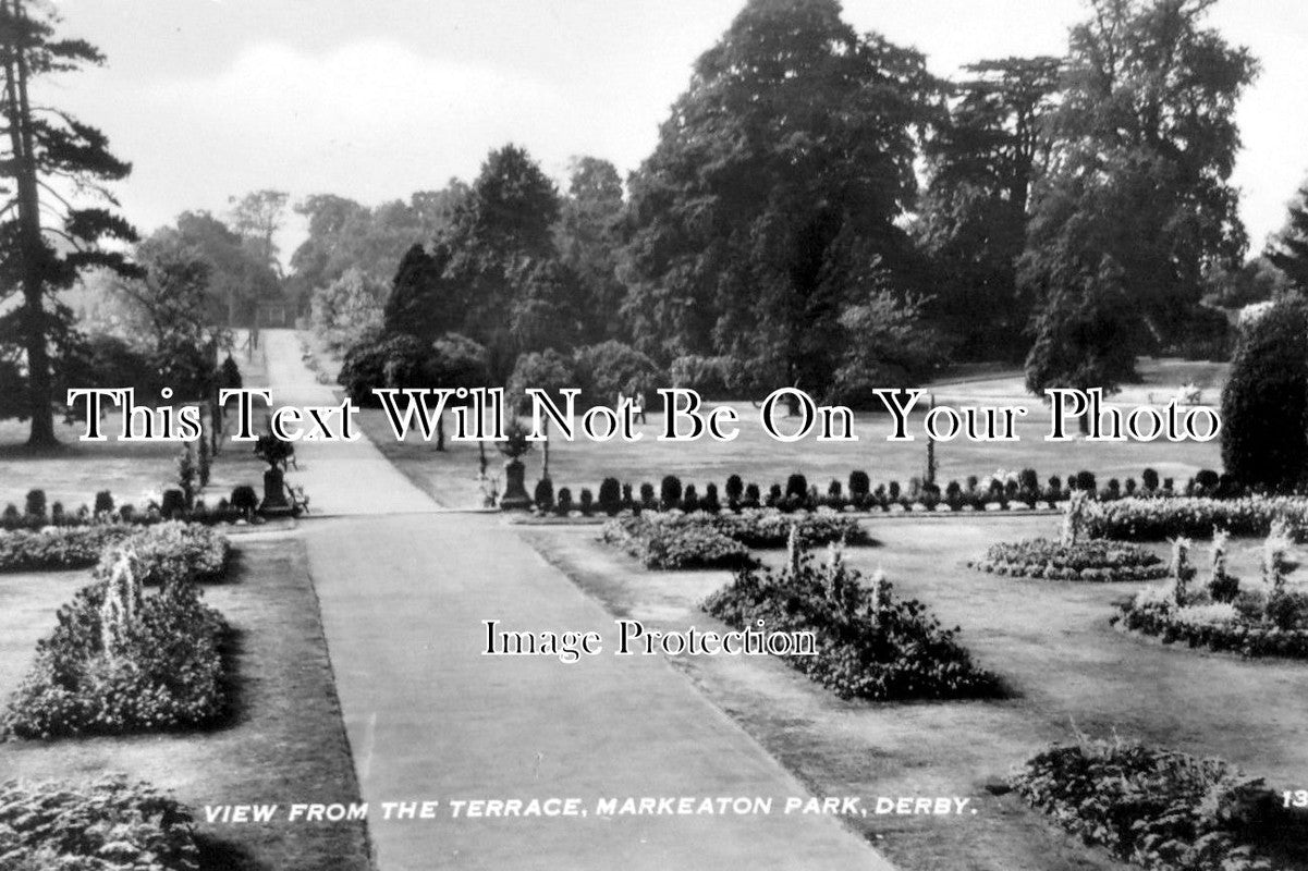 DR 390 - View From The Terrace, Markeaton Park, Derby, Derbyshire