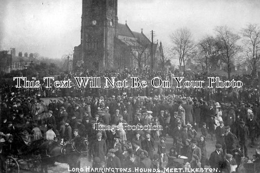 DR 407 - Lord Harringtons Hounds Meet, St Marys, Ilkeston, Derbyshire 1915