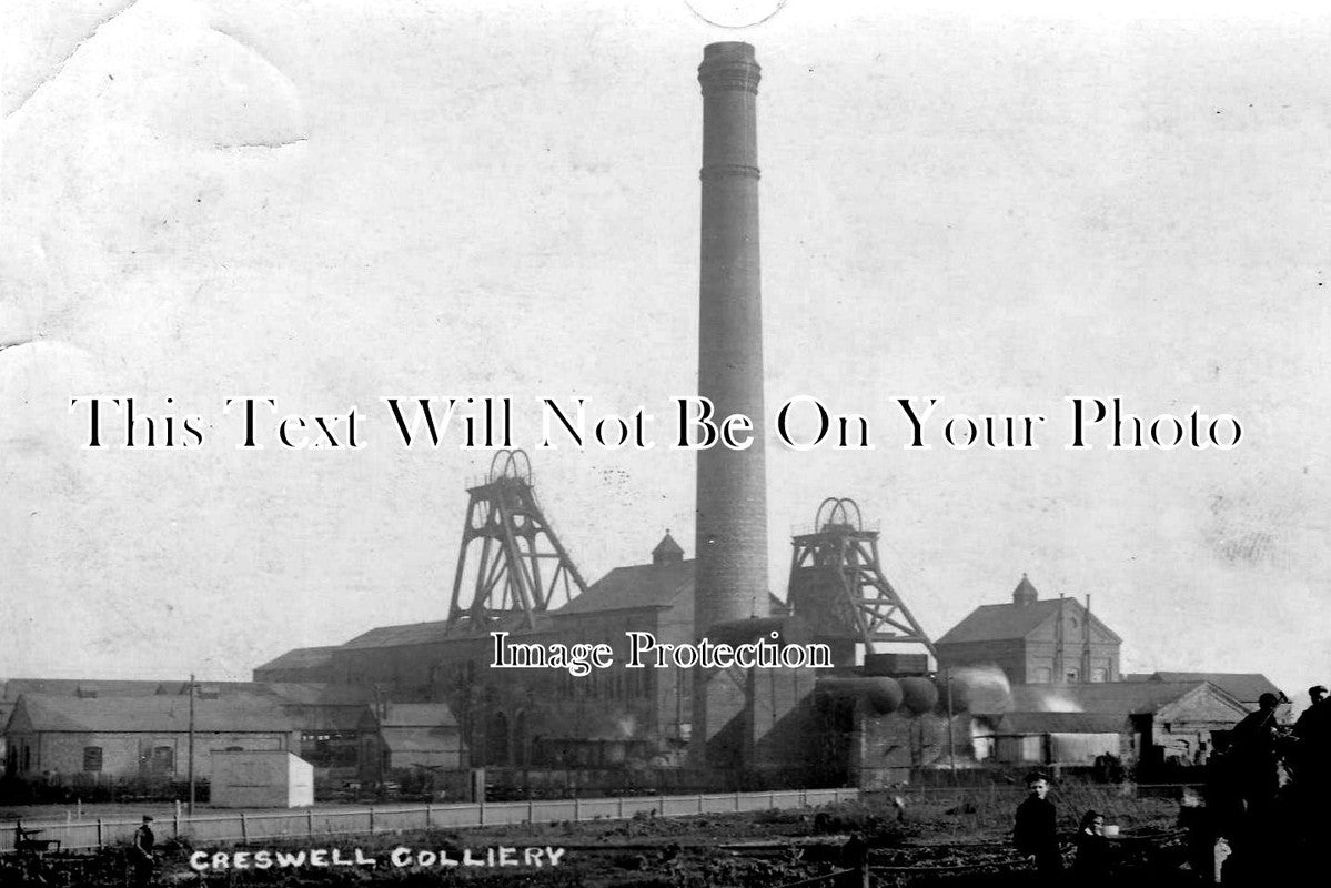 DR 454 - Creswell Colliery, Derbyshire c1905