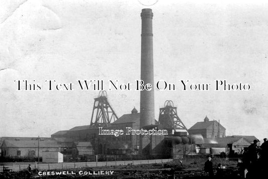 DR 454 - Creswell Colliery, Derbyshire c1905