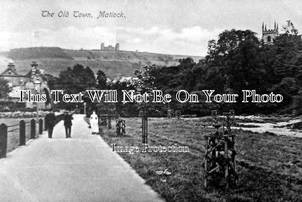 DR 456 - The Old Town, Matlock, Derbyshire c1912