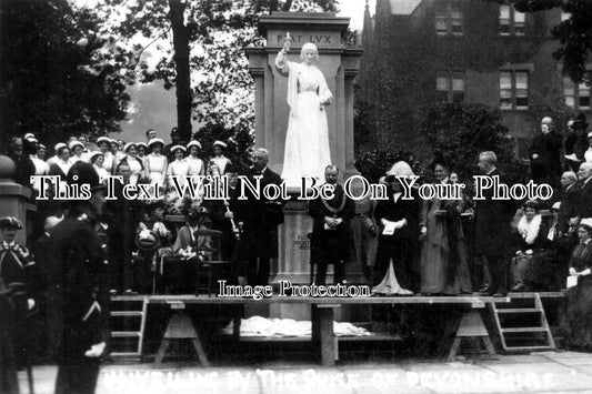 DR 477 - Unveiling Florence Nightingale Statue, London Road, Derby, Derbyshire June 1914