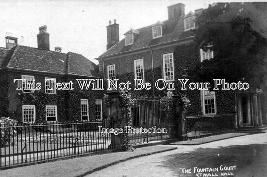 DR 482 - Fountain Court, Etwall Hall, Derbyshire c1907