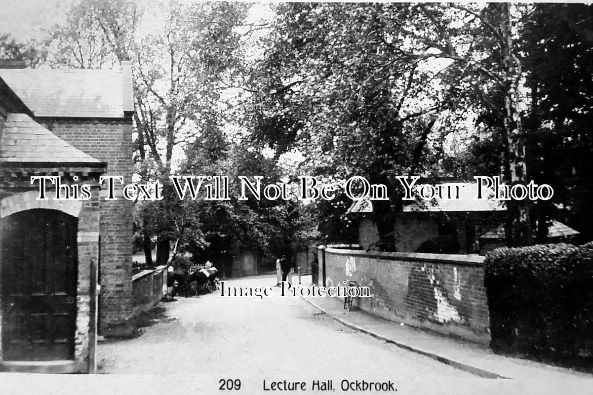 DR 495 - Lecture Hall, Ockbrook, Derby, Derbyshire c1910