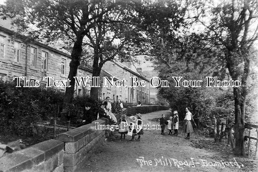 DR 530 - The Mill Road, Bamford, Derbyshire c1910