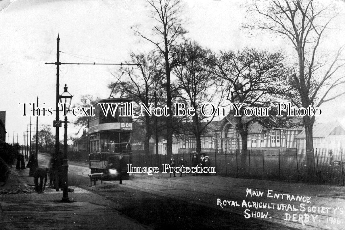 DR 548 - Main Entrance, Derby Agricultural Show, Derbyshire 1907