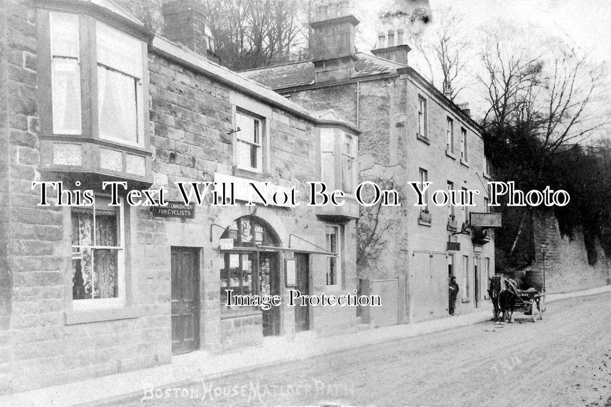 DR 574 - Boston House, Matlock Bath, Derbyshire v1907