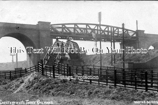 DR 6 - Three Railways, Chesterfield, Derbyshire c1905