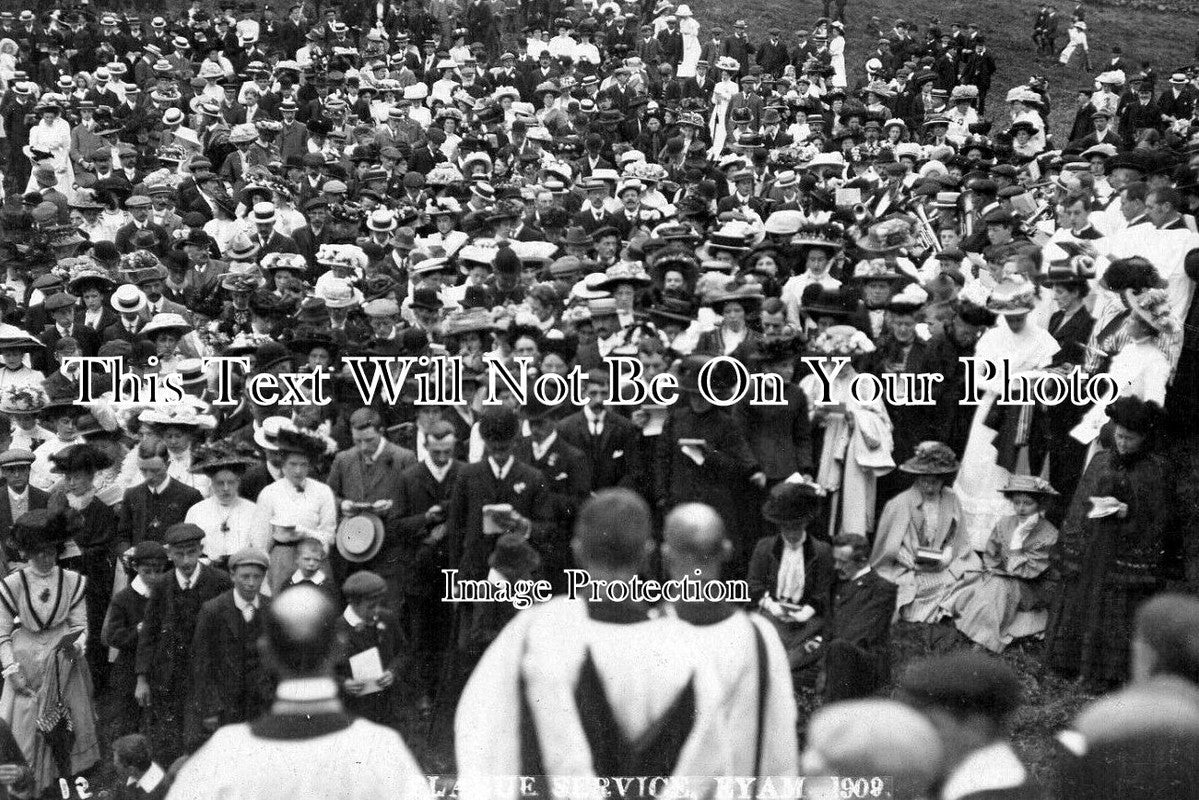 DR 638 - Anniversary Plague Service, Eyam, Derbyshire 1909