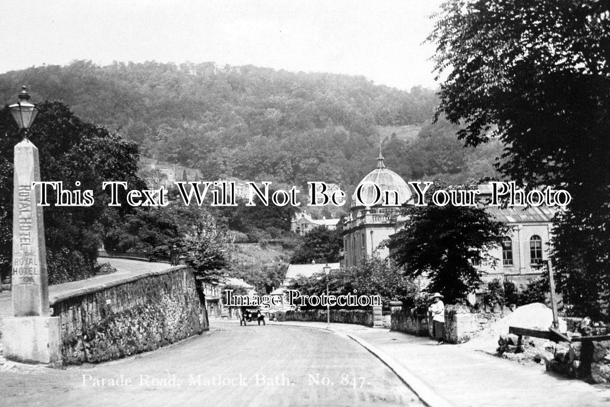 DR 643 - Parade Road, Matlock Bath, Derbyshire c1910