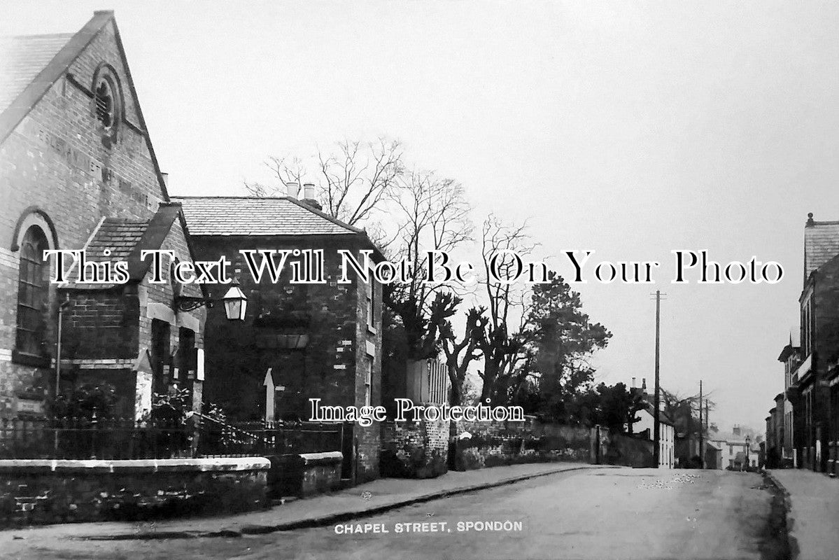 DR 649 - Chapel Street, Spondon, Derbyshire c1912