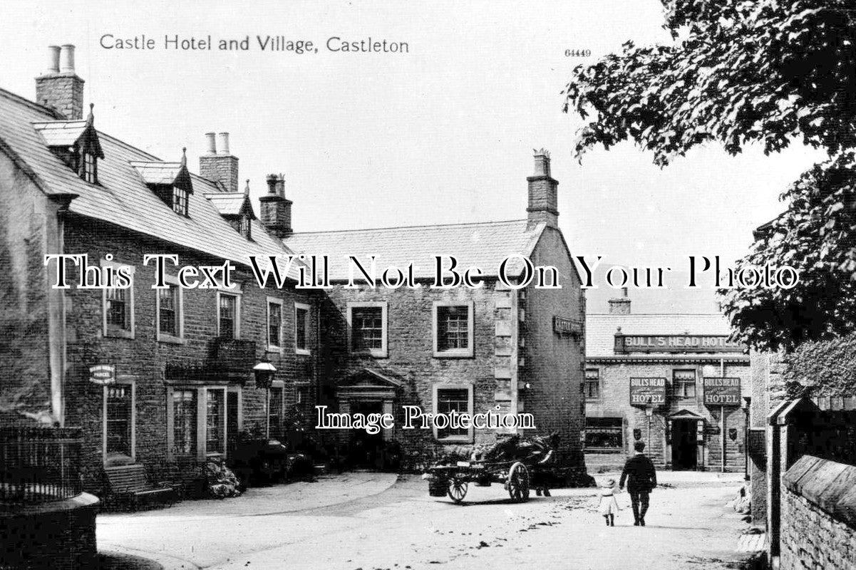 DR 654 - Castle Hotel & Village, Castleton, Derbyshire – JB Archive