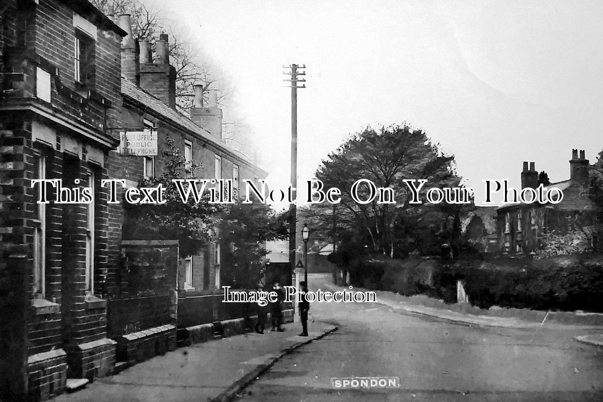 DR 684 - Post Office, Spondon, Derbyshire c1915