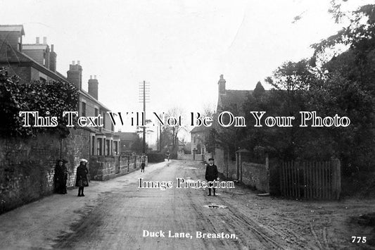 DR 692 - Duck Lane, Breaston, Derby, Derbyshire c1913